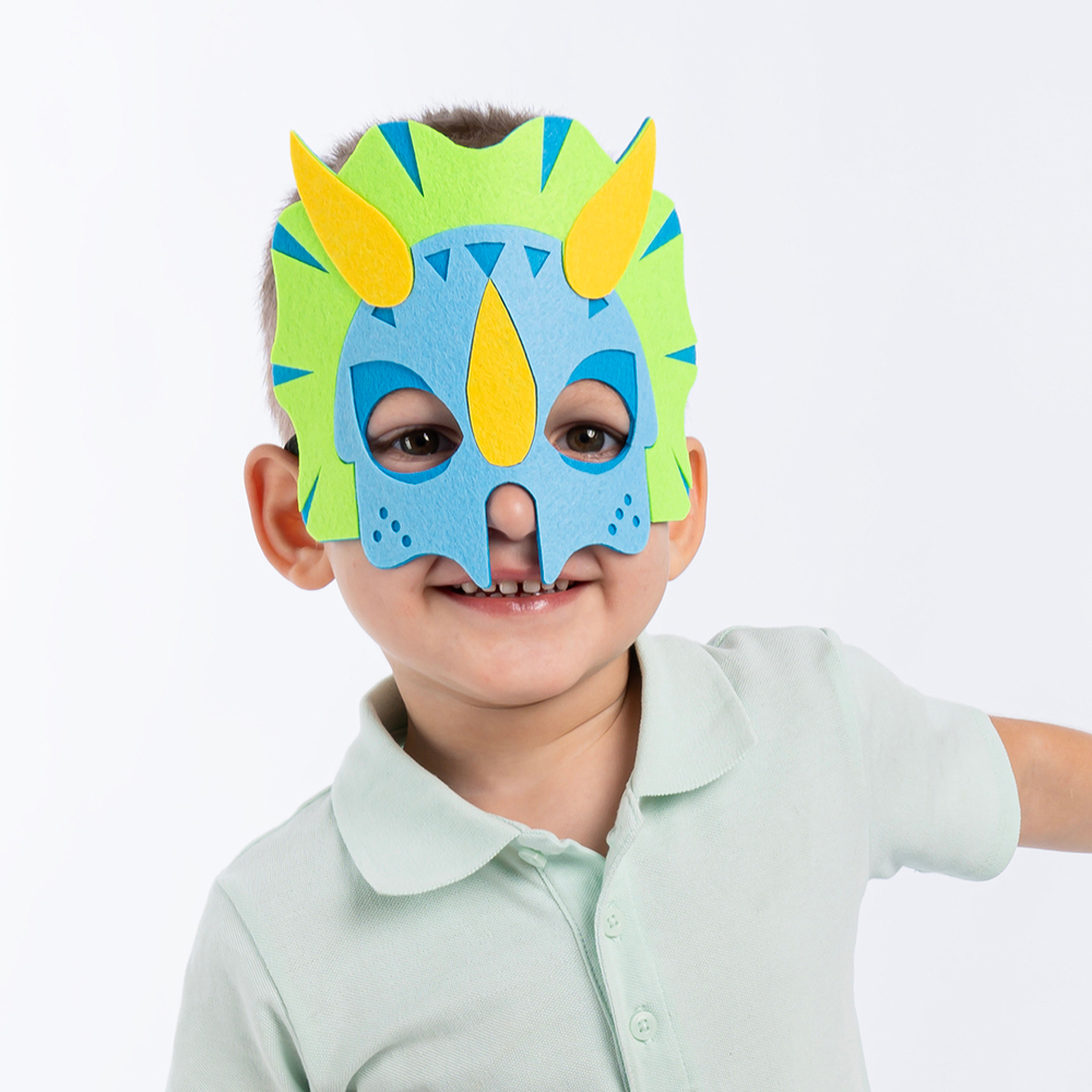 Карнавальная маска из фетра «Динозавр», 19*15 см