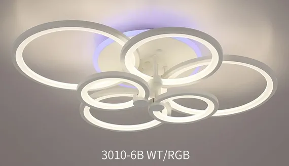 3010/6B WT/RGB (1) Люстра N (RL)