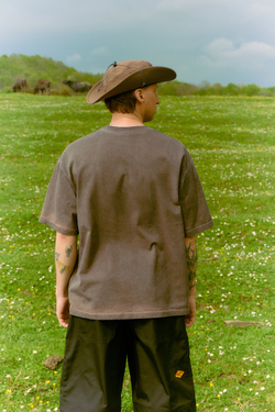 Футболка Called a Garment Stout T-Shirt "Brown Dyed"