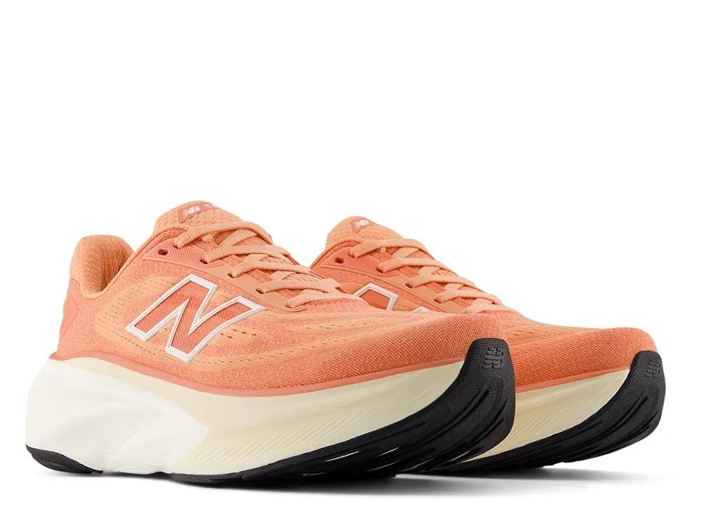 Кроссовки для бега женские New Balance Fresh Foam X More v6 W Оранжево-Белые