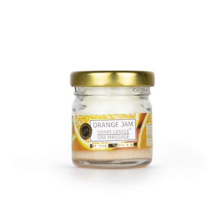 *Свеча SMART CANDLE для массажа рук и ног 40мл orange jam Pantera