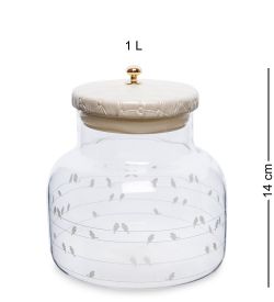 GS- 60/1 Банка для сыпучих «Птичий ансамбль» 1л