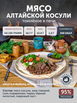 Подарочный набор №7 (Медведь, Бобр, Косуля, Олень) ТАЁЖНЫЙ ЦЕХ
