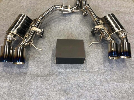Спортивная выхлопная система с заслонками для Porsche Macan 95B.1 3.0T/3.6T 2014-2018 Порше Макан