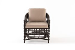 "Блисс" кресло из искусственного ротанга, цвет бронзовый