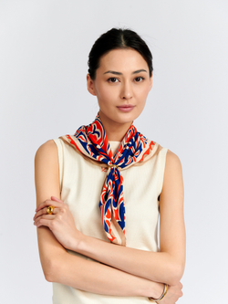 ПЛАТОК вискоза | 70х70 | (244-02) «Гүлденген бақтың құпиялары»