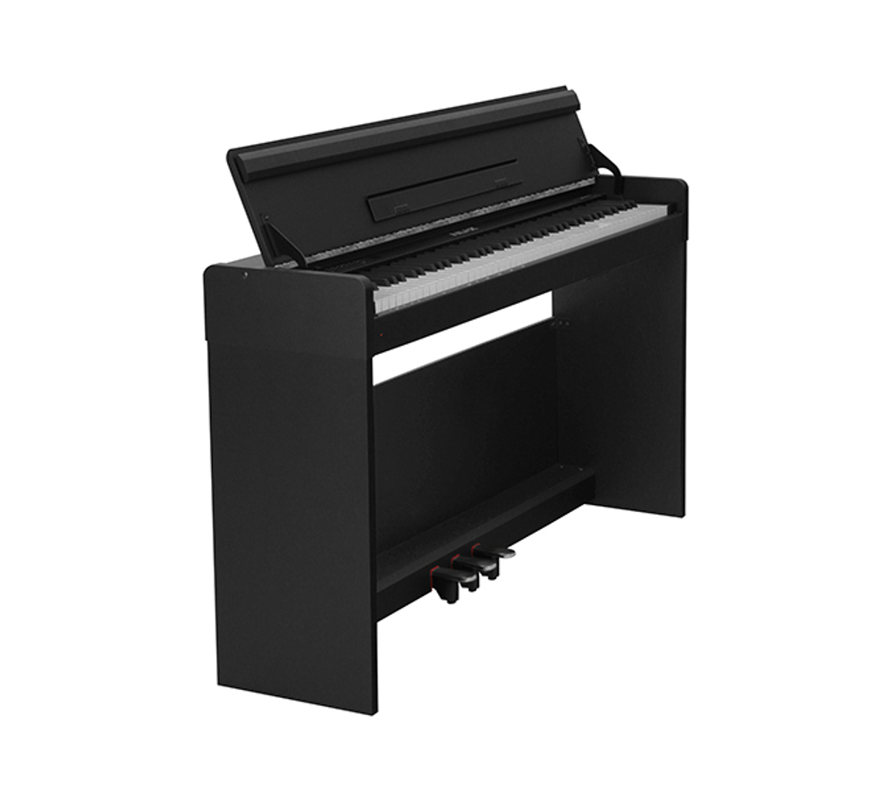 WK-310-Black Цифровое пианино на стойке с педалями, черное, Nux