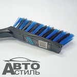 Скребок+щетка  для снега  48см  Black&Blue  мягкая ручка  ВВ1001  (44382)