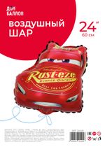 Шар (24''/61 см) Фигура, Гоночная машинка, 1 шт. в уп.