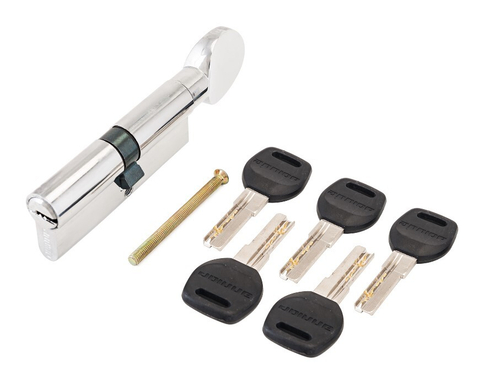 Механизм цилиндровый АЛЛЮР HD F.G 90-5K СР хром/перф.кл/верт (45*45G)(40*10*40) /16273