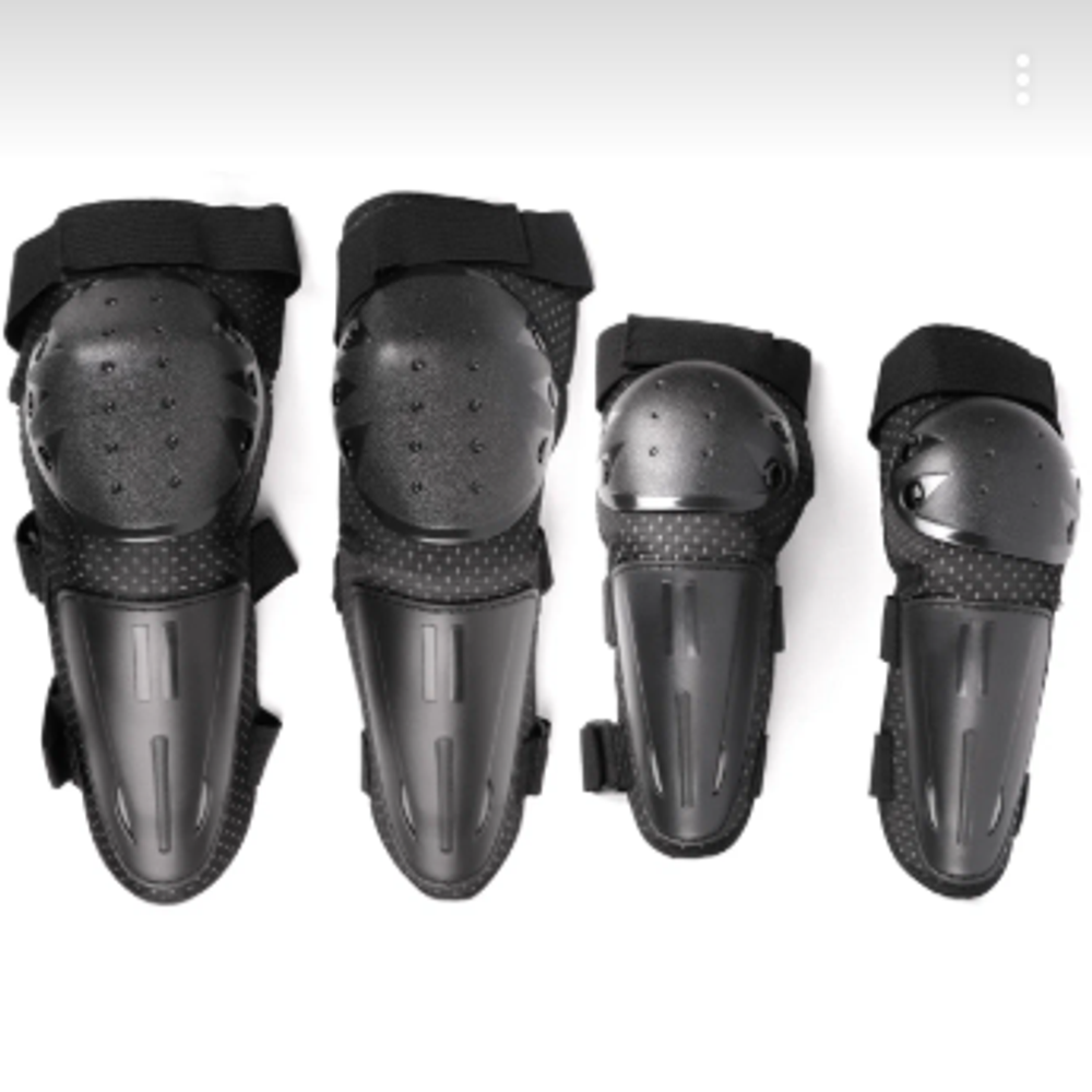 Комплект защиты взрослый (наколенники+налокотники), инд.уп. Vinca Sport VP 29 adult black