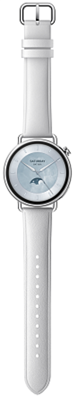 Умные часы Xiaomi Watch S4 41mm RU Leather Strap White BHR07VUGL