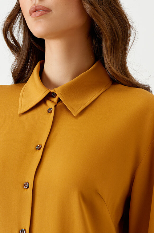 22722 Блузка женская (охра)