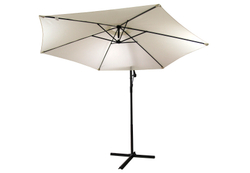 Зонт Банан 1 уп. (купол бежевый) арт.AU006/WR2708 "Garden story"