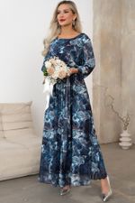 Платье Рафаэлла (синий) Р11-1233/4 Nikol