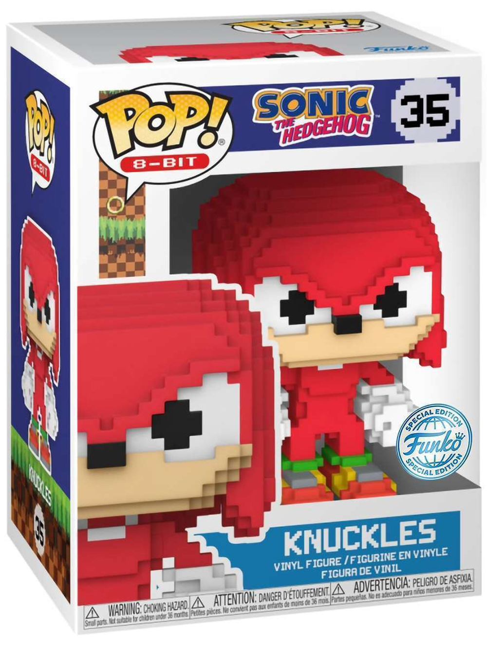Фигурка Funko POP! 8-Bit Sonic the Hedgehog Knuckles (Exc) (35) 83034