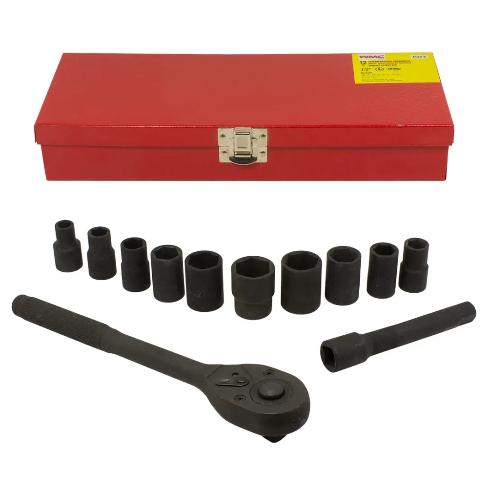Набор инструментов ударных 12пр. 1/2''(6гр.)(10-24мм) WMC TOOLS WMC-4122-5