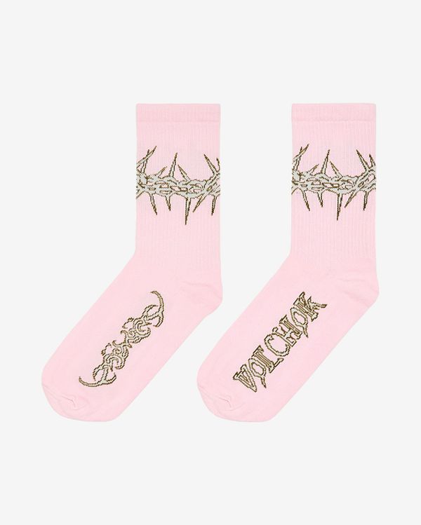 Носки Chain розовые - фото 1