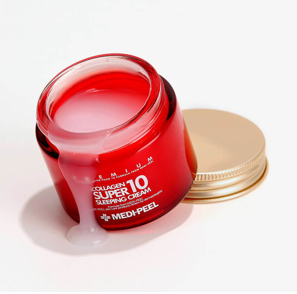 Омолаживающий ночной крем для лица с коллагеном Medi-Peel Collagen Super10 Sleeping Cream