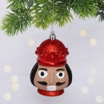 Елочная игрушка «Новогодний солдат» 7,5*7*11 см, красный