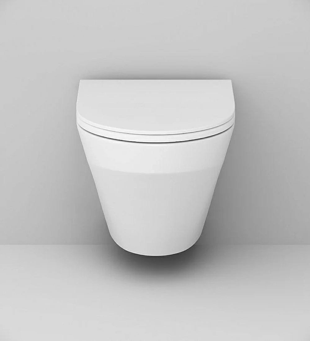 Унитаз подвесной AM.PM Inspire IS49051.501700 белый, безободковый, с инсталляцией, кнопка хром глянцевый