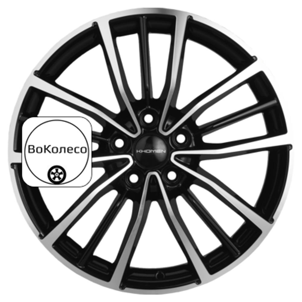7x18/5x114,3 ET40 D66,5 KHW1812 (Haval Dargo) Black-FP Khomen Wheels