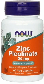 Витамины NOW Zinc Picolinate 60 капсул