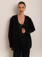 Кардиган удлиненный из хлопка