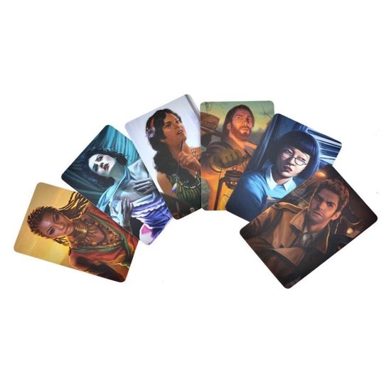 Настольная игра Ужас Аркхэма. Карточная игра: Путь в Каркозу. Сыщики. Дополнение