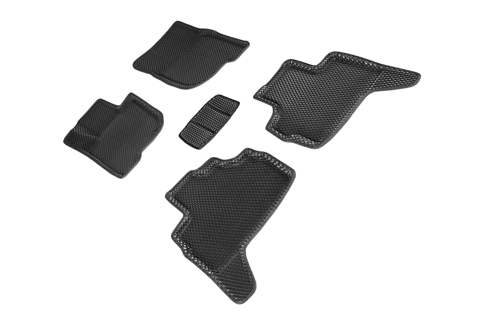 Коврики EVA 3D ромб для Mitsubishi Pajero Sport III (кр. арабской сборки) 2015-н.в. Seintex.95321
