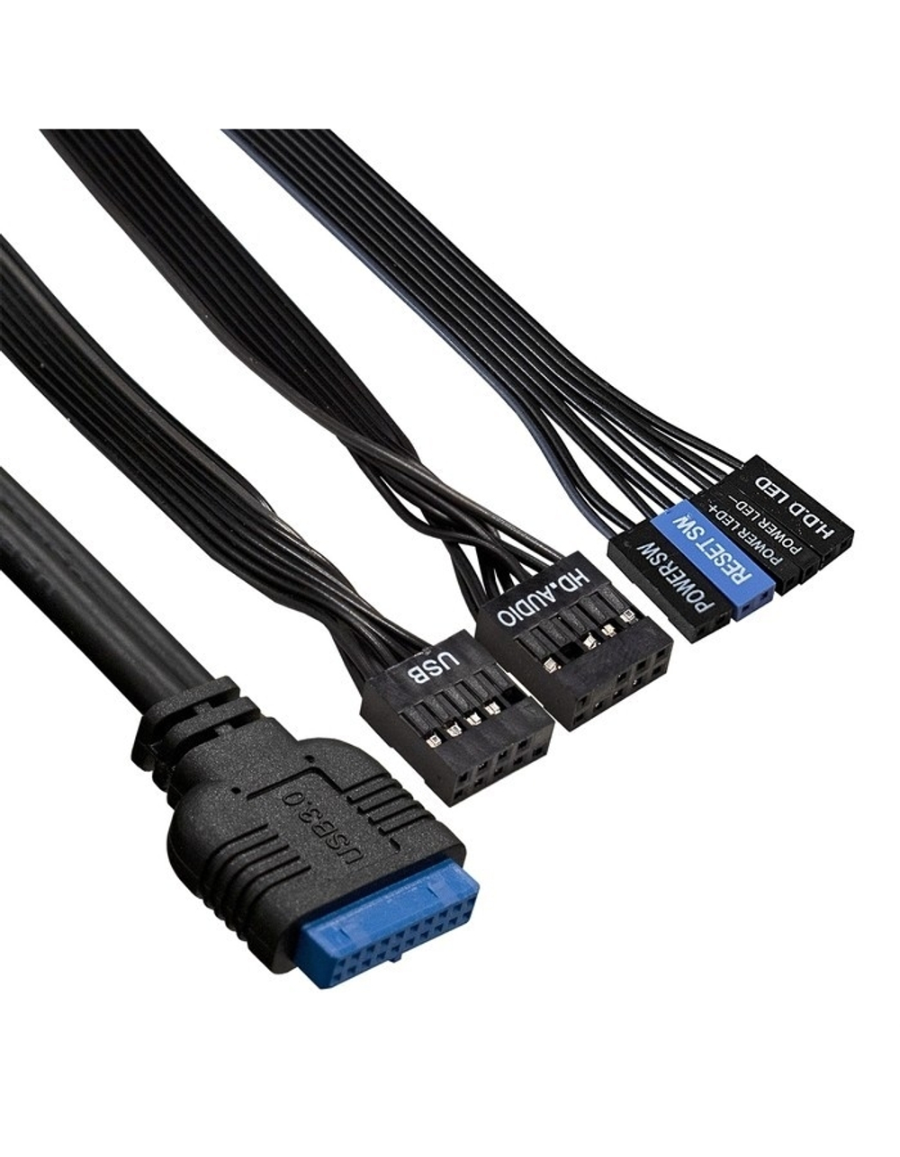 Exegate EX290190RUS Корпус Miditower ExeGate AA-442U2-AA500 (ATX, AA500 8 см, 1*USB+2*USB3.0, аудио, черный)