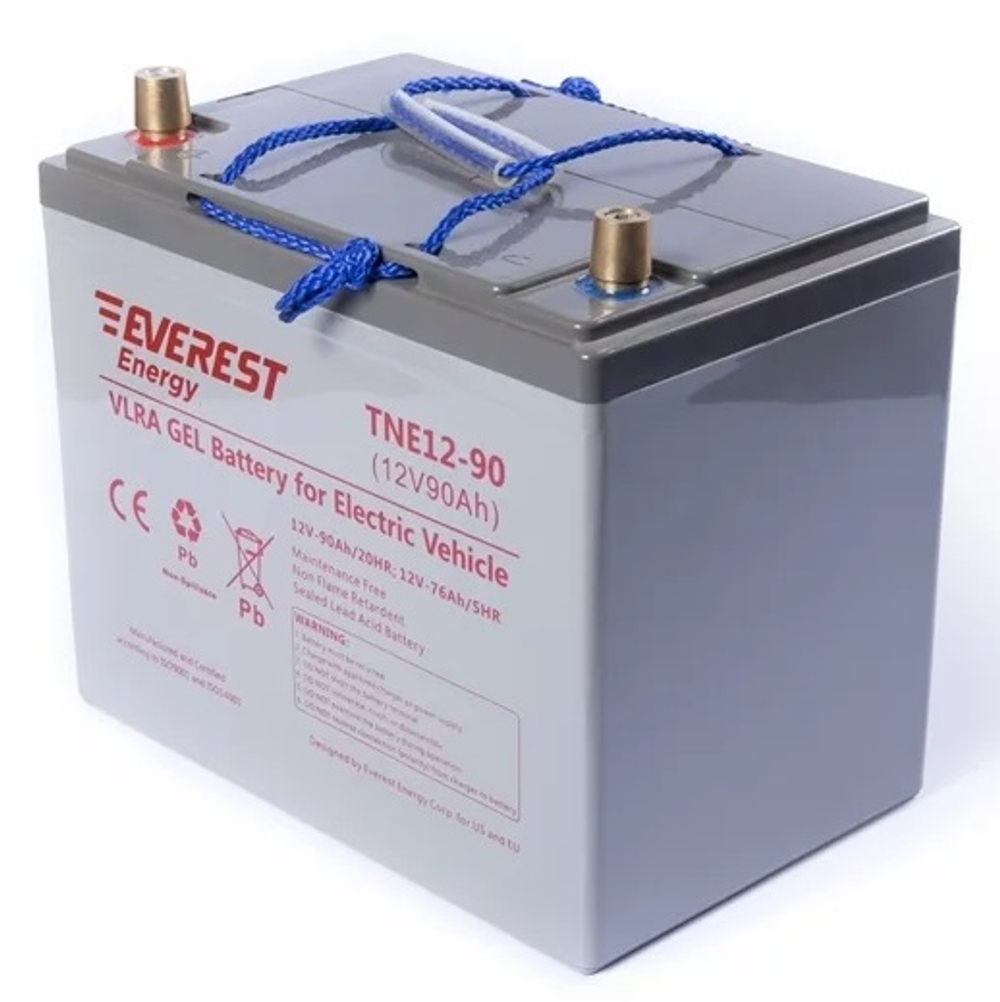 Тяговая аккумуляторная батарея EVEREST TNE 12-90 (6-EVF-70)