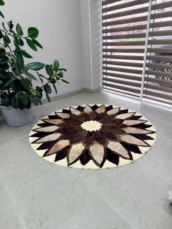 Ковер шкура натуральная овчина меховой