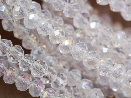 Нить бусин для украшений 3,5мм (ювелирное стекло)