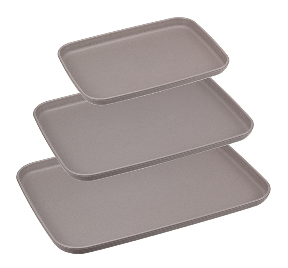 Подносы (набор из 3х штук - 24*17, 30,5*22, 35*25) М1108