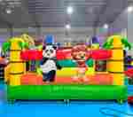 Коммерческий надувной батут "Сафари-экскурсия" без горки, 4*4*2,3 м