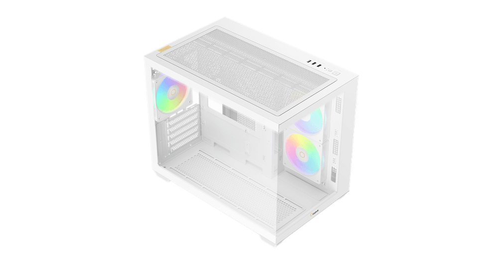 Корпус Ocypus Gamma C54 WH ARGB mATX/ITX 3xUSB Белый Gamma-C54-WHD300XX-GL