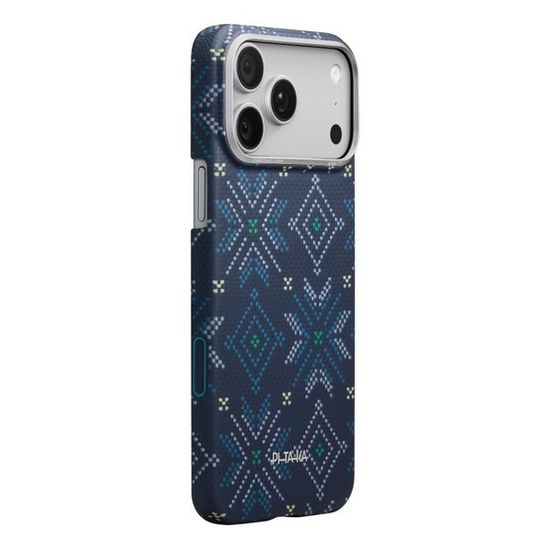Чехол Pitaka Threads of Winter (Ultra-Slim) Case для iPhone 17 Pro Max 6.9" (CP1701BPM) Navy