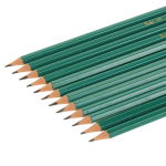 Карандаш ч/г "Зеленый" шестигранный без ластика, без ШК (Комплект 12шт.)