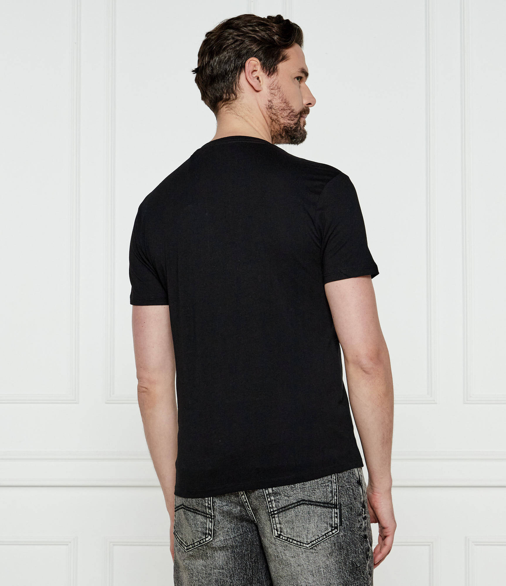 Футболка CHAIN TRI LOG GUESS - черный(M5RI49 K9RM1)