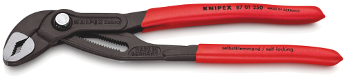Клещи трубные KNIPEX Cobra® черненая 250 мм 8701250