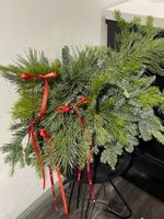 Букет из нобилиса, кедра , пихты в вазу