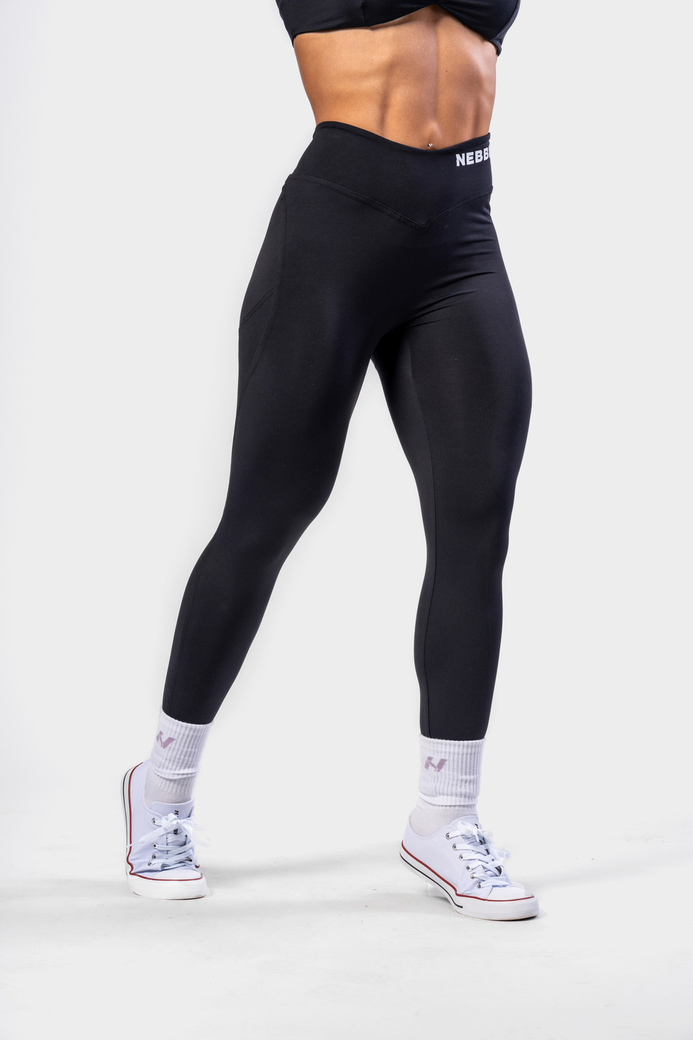 Леггинсы V-Cut Lace-Up Sculpting Leggings OWN YOUR POWER 426 Черные