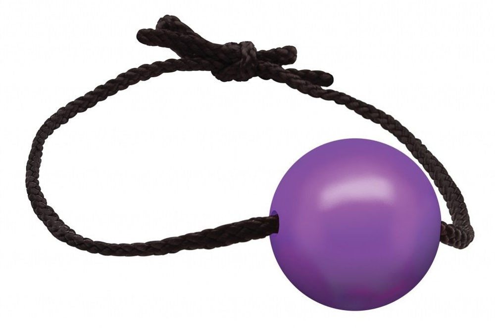 Съедобный фиолетовый кляп-шар Candy Gag (Цвет: фиолетовый)