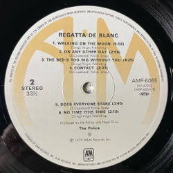 Винтажная виниловая пластинка LP The Police Reggatta De Blanc (Japan 1979) (No Obi)