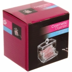 Органайзер для ватных палочек «ФАНТЕНЕГРО», прозрачный, 9*7*9см