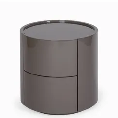 Прикроватная тумба Cecily 44х44 см, серая