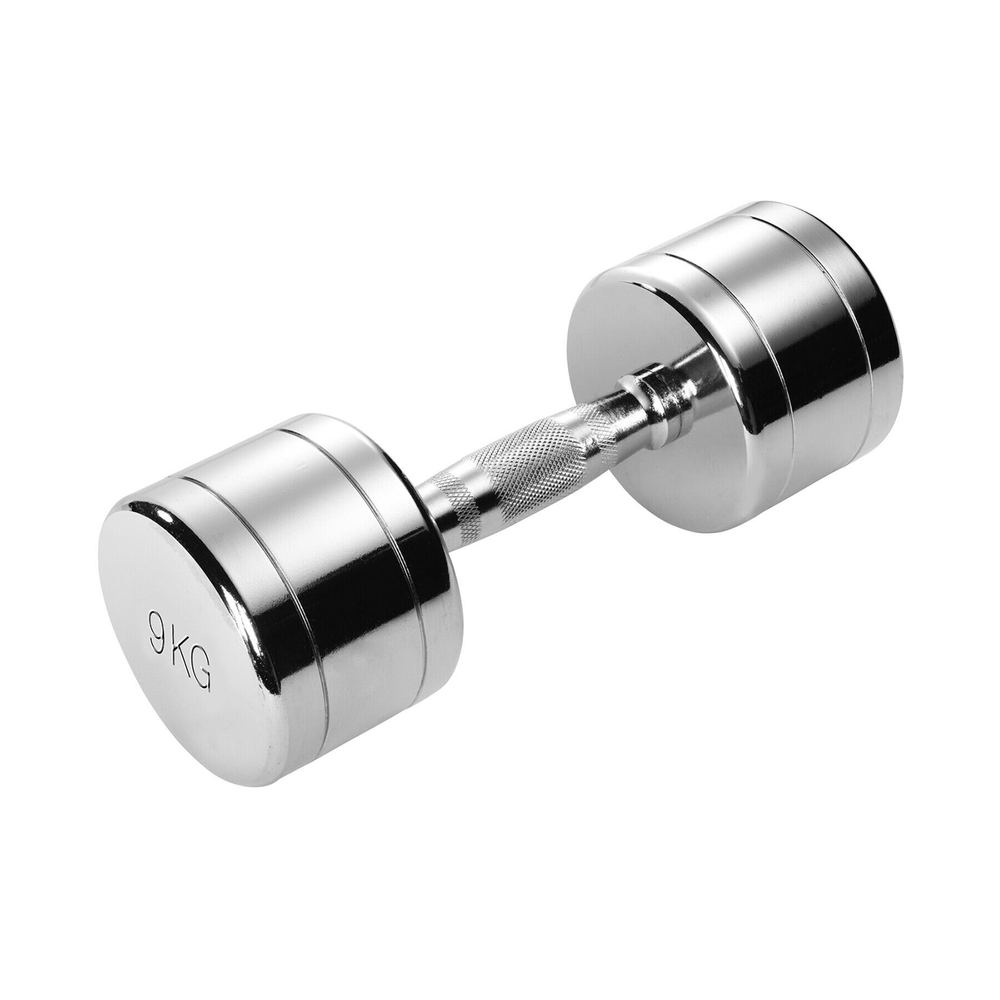 Гантель хромированная 9 кг