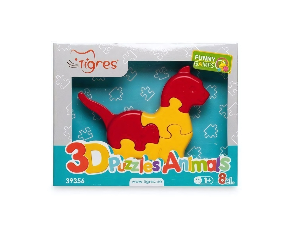 Крупный пазл "Собачка" 8 дет. (Тигрес)