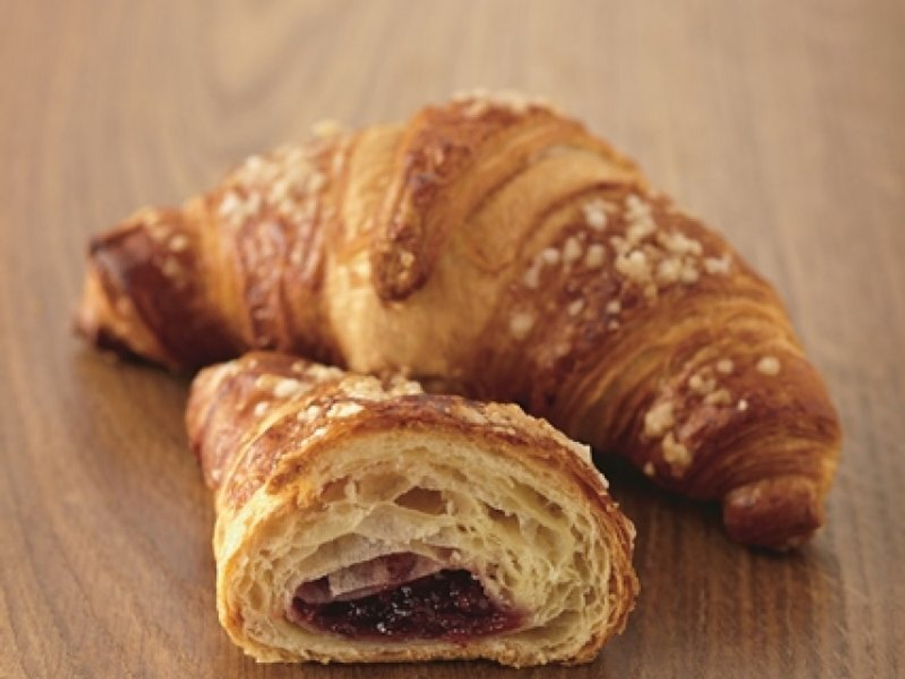 Круассан с малиной Delifrance (90г/48шт)